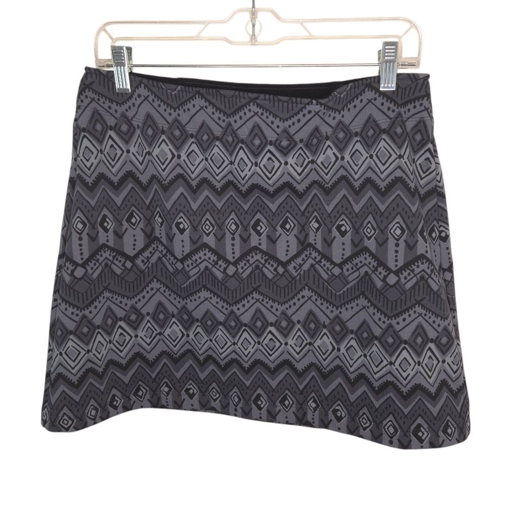 Athleta Printed Tech Stretch Fleece Lined Arhletic Skirt Size MEDIUM
